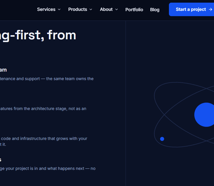 Company Profile Website screenshot 3