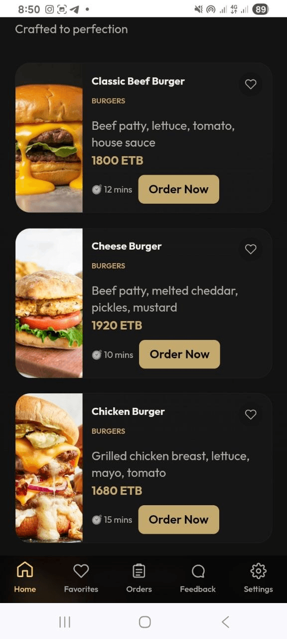 Digital Menu screenshot 2
