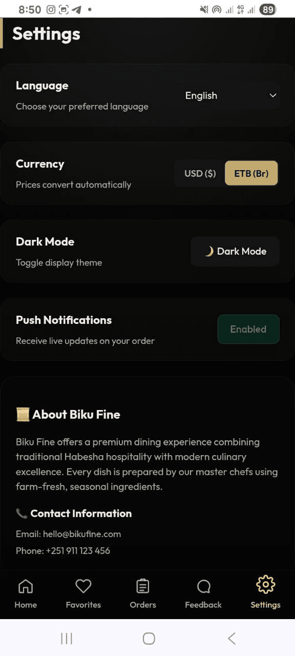 Digital Menu screenshot 4